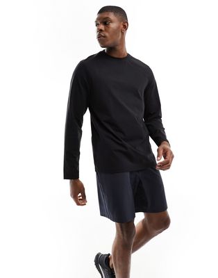 ASOS 4505 long sleeve active t-shirt with quick dry in black