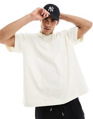 ASOS 4505 oversized boxy heavyweight T-shirt in vintage white