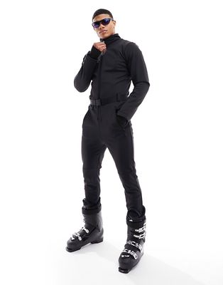 ASOS 4505 ski suit with skinny leg in black