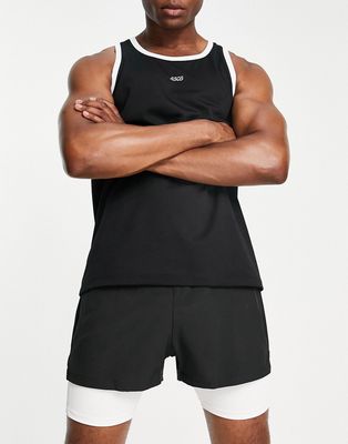ASOS 4505 training tank top in relaxed fit-Black