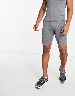ASOS 4505 training tights in short length in gray heather