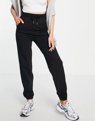 ASOS DESIGN basic slim sweatpants in black - BLACK