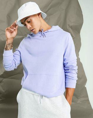 ASOS DESIGN hoodie in lilac-Purple