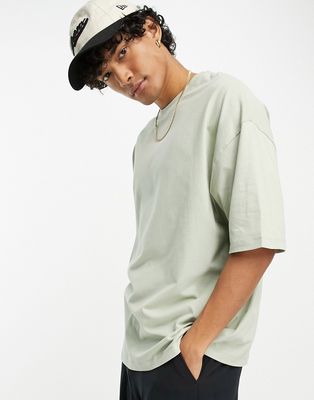 ASOS DESIGN oversized T-shirt in washed green