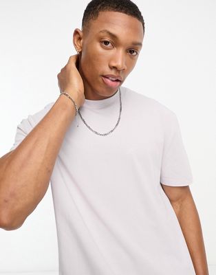 ASOS DESIGN relaxed fit T-shirt in lilac-Blue