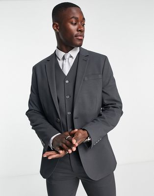 ASOS DESIGN Skinny Suit Jacket In Dark gray