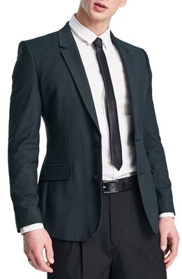ASOS DESIGN Slim Fit Suit Jacket in Dark Green