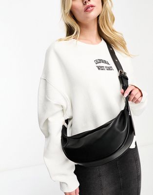 ASOS DESIGN sling crossbody bag in black