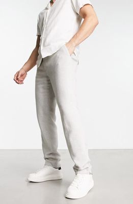 ASOS DESIGN Smart Slim Fit Pants in Light Grey