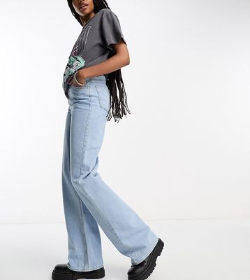ASOS DESIGN Tall dad jeans in light blue