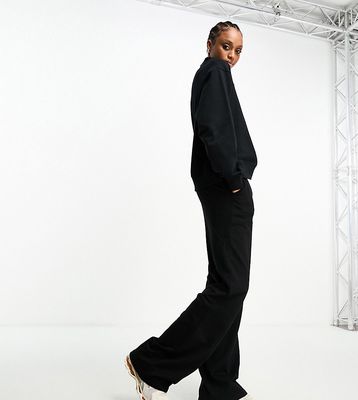 ASOS DESIGN Tall straight leg sweatpants in black - part of a set