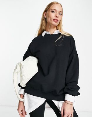 ASOS DESIGN ultimate oversized sweatshirt in black