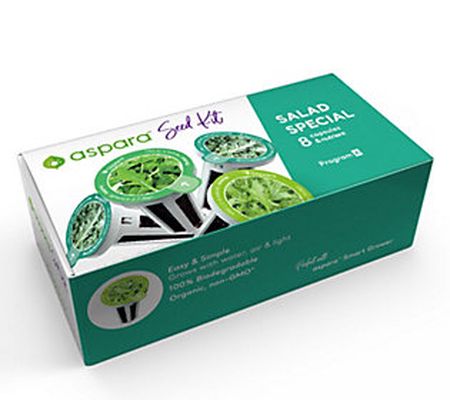 Aspara Salad Special 8 Capsule Seed Kit