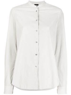 ASPESI banded-collar blouse - Grey