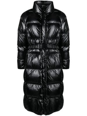 ASPESI belted padded midi coat - Black