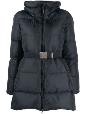 ASPESI belted quilted coat - Blue