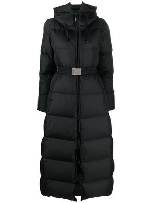 ASPESI belted-waist padded coat - Black