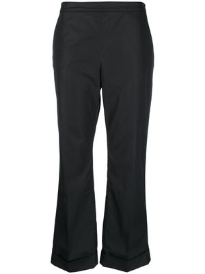 ASPESI bootcut cropped trousers - Black
