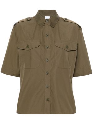 ASPESI button-up cotton shirt - Green