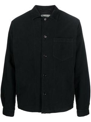 ASPESI button-up cotton shirt jacket - Black