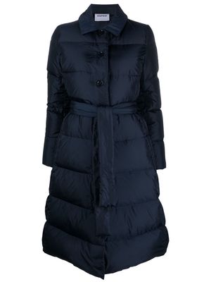ASPESI button-up padded down coat - Blue