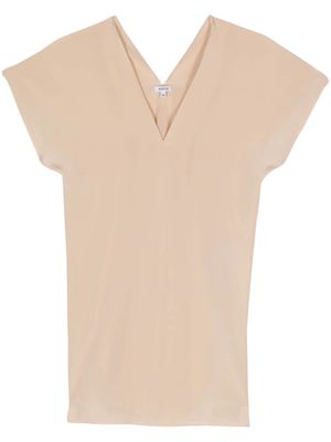 ASPESI cady silk top - Neutrals