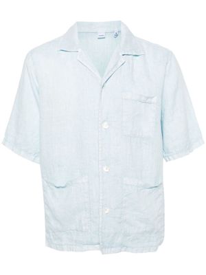 ASPESI camp-collar linen shirt - Blue