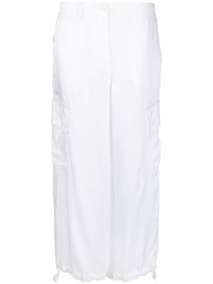 ASPESI cargo cropped trousers - White