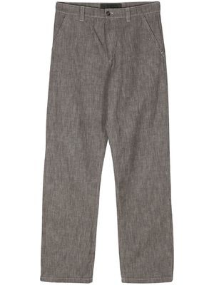 ASPESI chambray straight jeans - Grey