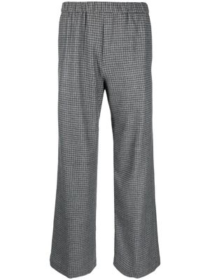 ASPESI check-pattern flannel trousers - Grey