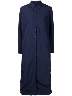 ASPESI chest-pocket button-up parka coat - Blue