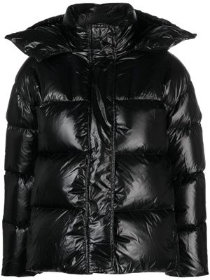 ASPESI classic-hood padded jacket - Black