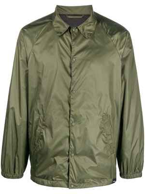 ASPESI Coach press-stud shirt jacket - Green