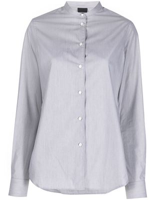 ASPESI collarless button-up shirt - Grey