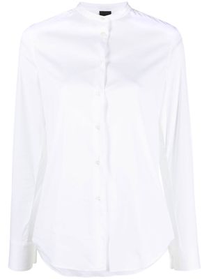 ASPESI collarless button-up shirt - White