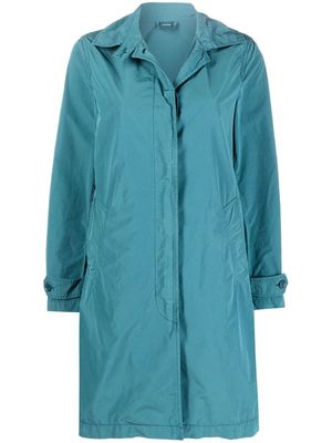 ASPESI concealed-front fastening coat - Blue