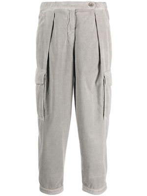 ASPESI corduroy cropped pants - Grey