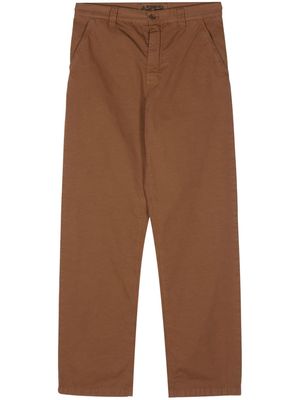 ASPESI cotton straight trousers - Brown