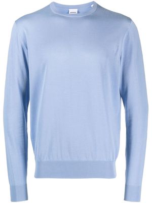 ASPESI crew neck long-sleeved jumper - Blue