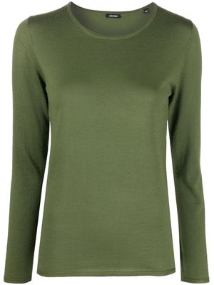 ASPESI crew-neck virgin wool jumper - Green