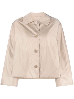 ASPESI cropped button-up shirt jacket - Neutrals