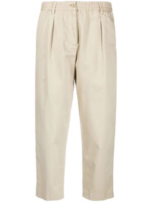 ASPESI cropped regular fit trousers - Neutrals