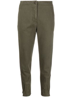 ASPESI cropped tapered trousers - Green
