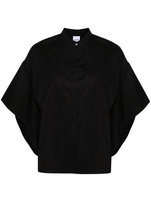 ASPESI cut-out cotton shirt - Black