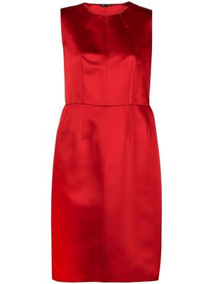 ASPESI dart-detail sleeveless dress - Red