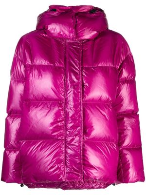 ASPESI detachable-hood padded jacket - Pink