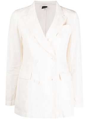 ASPESI double-breasted short coat - White