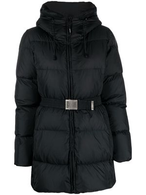 ASPESI down-padded belted coat - Black