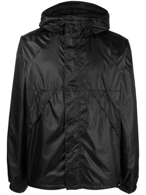 ASPESI drawstring-hood windbreaker jacket - Black