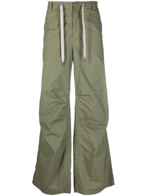 ASPESI drawstring parachute trousers - Green